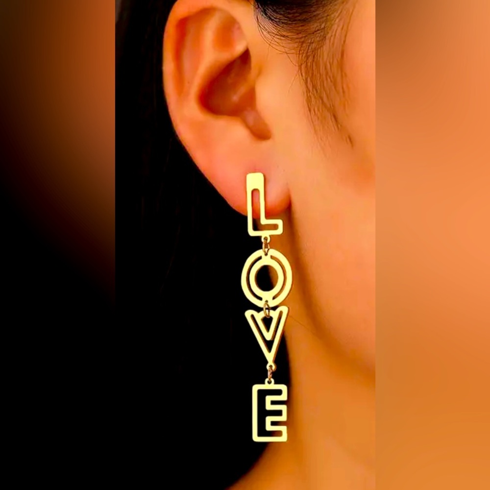 SEXY STAINLESS earrings, fun earrings-Brand new